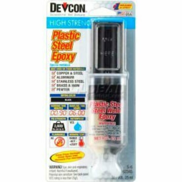 Itw Brands Devcon® Plastic Steel® Epoxy (S-6), 62345, 25ml Syringe 62345